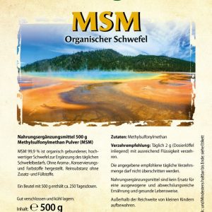 MSM | 500g Pulver – Bild 3