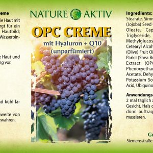 OPC Creme + Hyaluron + Q10 | 50ml – Bild 3