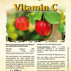Vitamin C | 100g Pulver – Bild 3